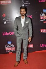 Karan Tacker at Life Ok Screen Awards red carpet in Mumbai on 14th Jan 2015